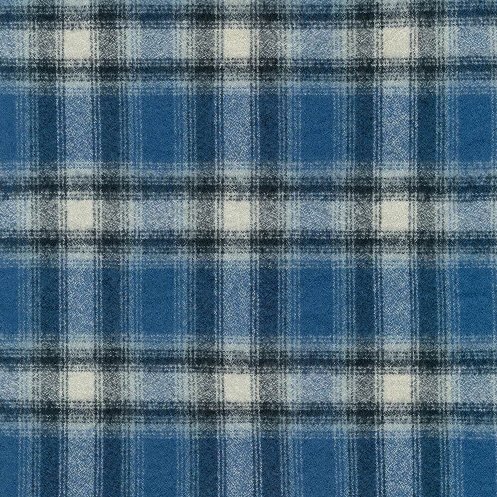 Robert Kaufman Mammoth Flannel - Lake