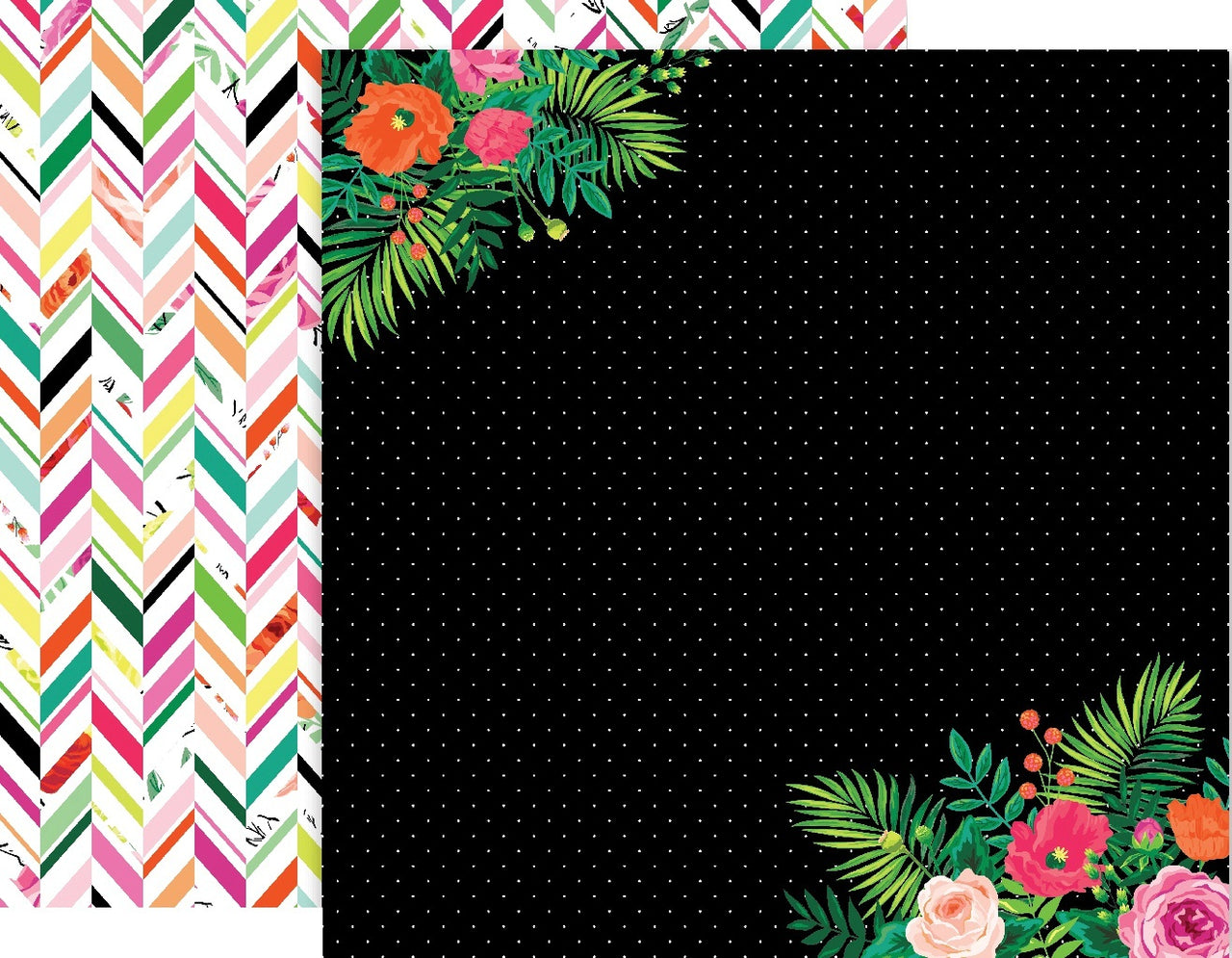 American Crafts 5th & Monaco Double-Sided Cardstock 12"X12" 25/Pkg - #5