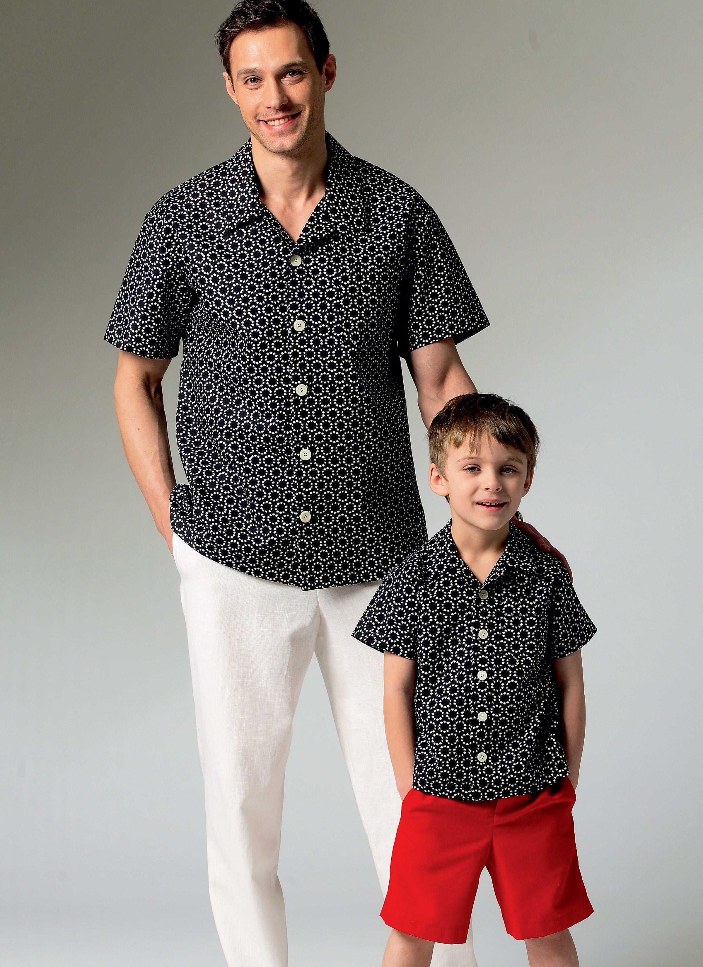 McCall's Men's/Boys' Shirt, Shorts and Pants M6972 - Sewing Pattern