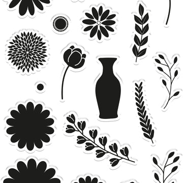 Crafter's Companion Clear Stamps - Floral Arrangements