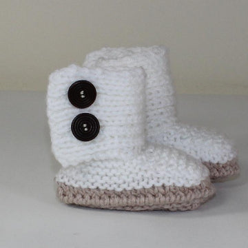 Baby Chunky Button Up Booties