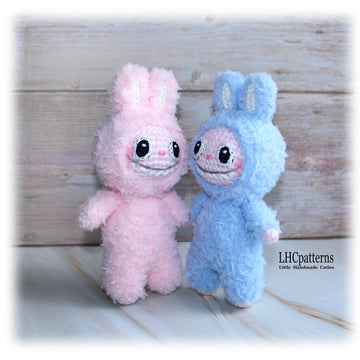 Smiling Bunny / Labubu Crochet Pattern