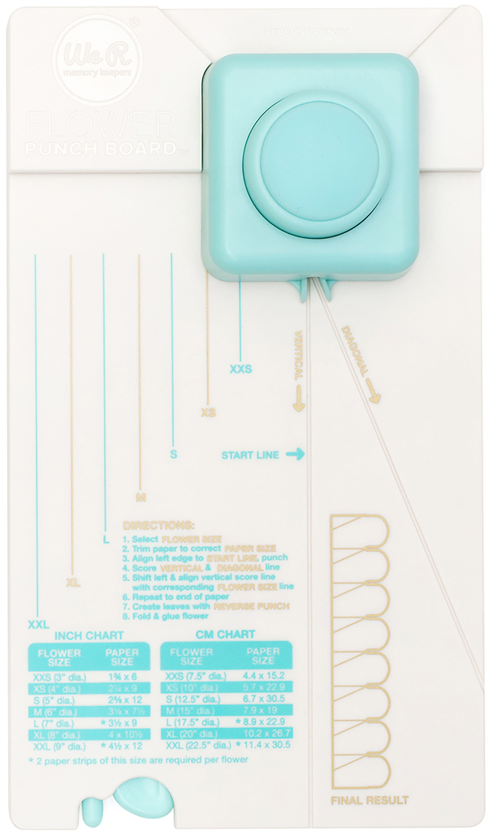 We R Memory Keepers Flower Punch Board - 361777