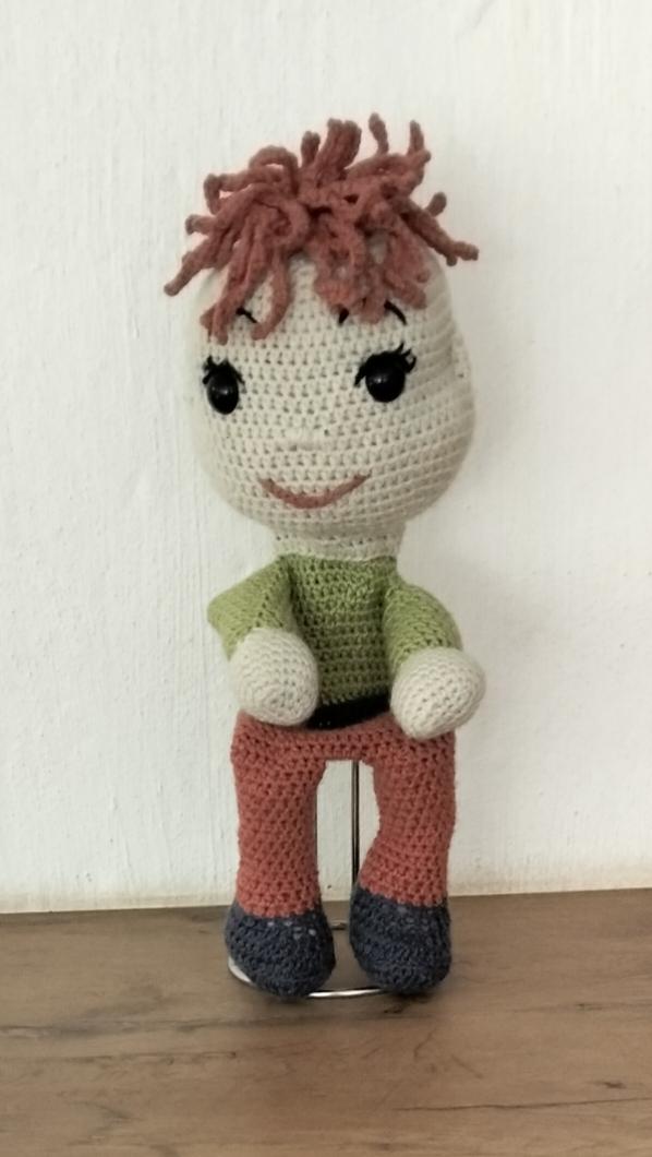 Crochet Hand puppet Mr Dilly