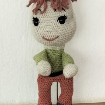 Crochet Hand puppet Mr Dilly