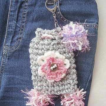 366, CROCHET CELL PHONE MOBILE PHONE CASE