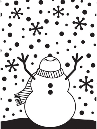 Darice Embossing Folder 4.25"X5.75" - Snowman