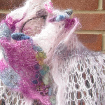 Lace & Felted Scarf