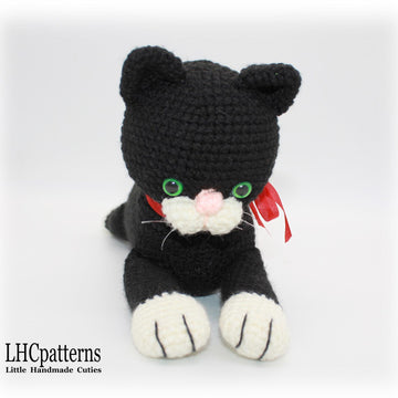 Black Laying Cat
