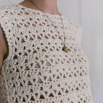 Simple Crochet Lace Crop Top