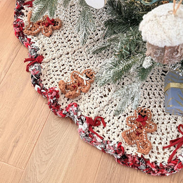 Gingerbread Christmas Tree Skirt