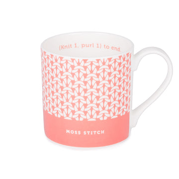 Debbie Bliss Moss Stitch Mug