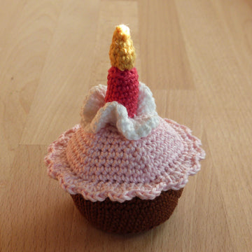 Birthday cake with candle