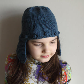 Bobble Earflap Hat