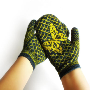 Flutter Butterfly Mittens