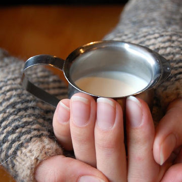 Earl grey mitts