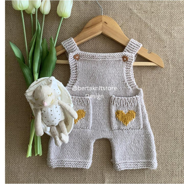 Little Heart Overalls