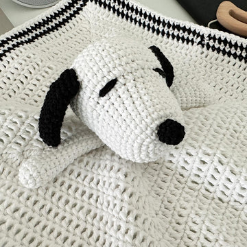 Snoopy lovey blanket