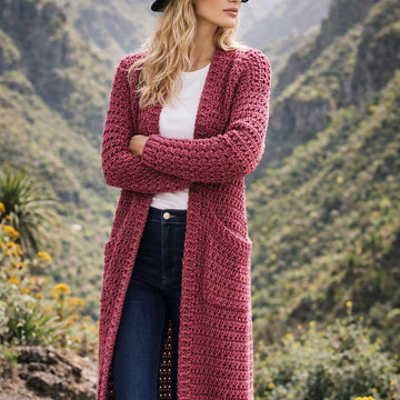 Volcanic Grace Long Cardigan