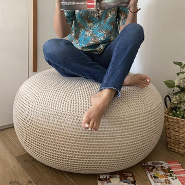 6 Crochet Pouf Patterns