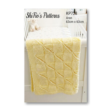 728- Baby Aran Knitting Pattern 726