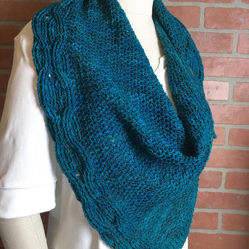 Honeycomb Asymmetrical Scarf