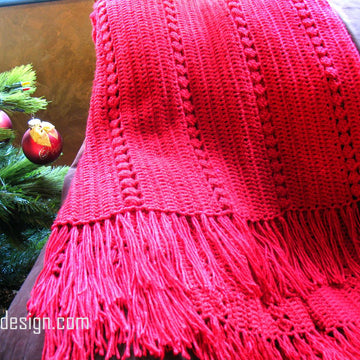 Red Diamond Throw