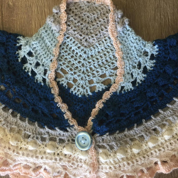 Crochet Vintage Caplet Shawl