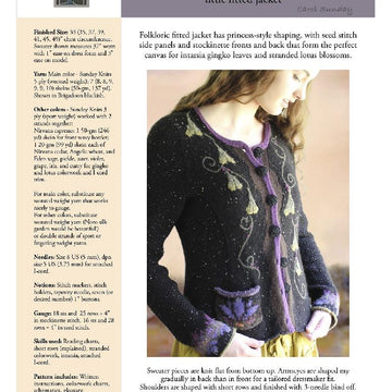 Ginkgo and Lotus Little Fitted Jacket