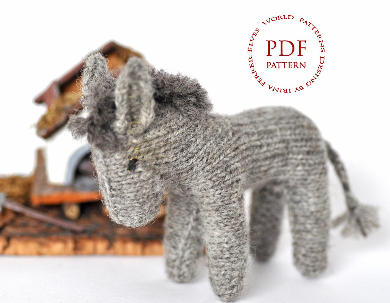 Little gray donkey