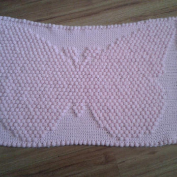 Small Butterfly Baby Blanket