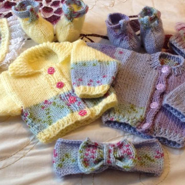 Baby Knitting 14 inch Set
