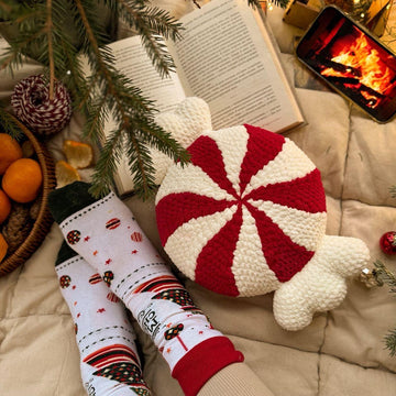 Wrapped Candy pillow