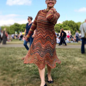 Loose Loop Wave Dress