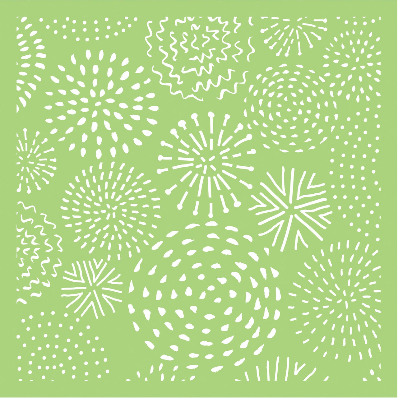 Kaisercraft Designer Template 6"X6" - Fireworks