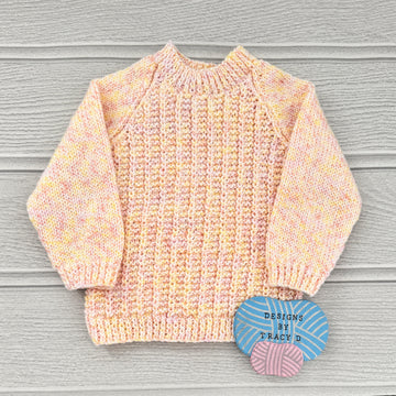 Quinn Baby sweater and Hat 18"-22" chest size