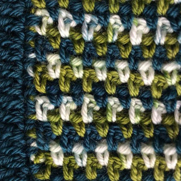 Perpendicular Stripes Cowl