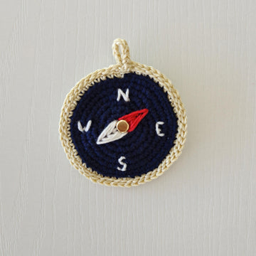 Nautical Compass Applique Crochet Pattern