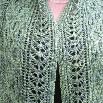 Clifton Cable Lace Shawl