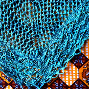 Jaali Knitted Shawl