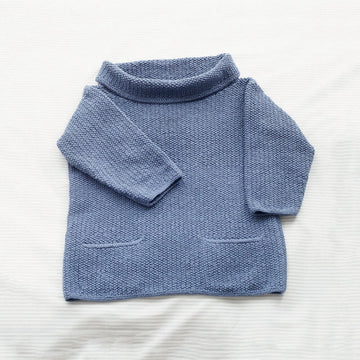 Little Artist Sweater - Knitting Pattern for Kids in Debbie Bliss Eco Baby