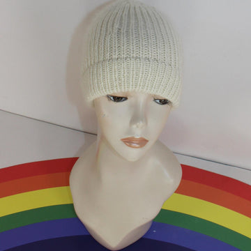 Adult and Teen Aran Rib Ski Beanie Hat Circular