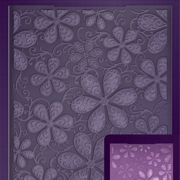 Crafter's Companion Sara Davies Signature Floral Fantasy 3D Embossing Folder - Falling Flowers
