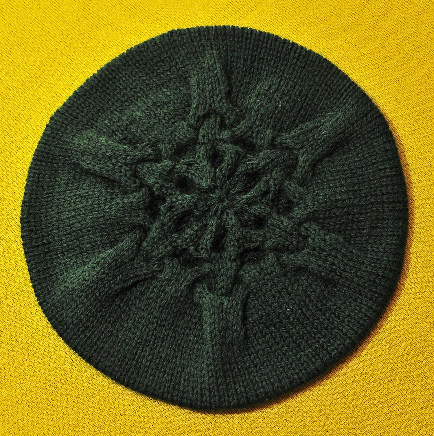October Snow Beret