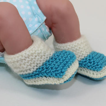 Just For Preemies - Fur Top Booties