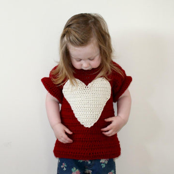 PDF08 Crochet Heart Sweater