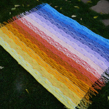 Puffy Sunset Afghan