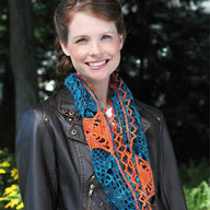 508 Kassar Cowl - Crochet Pattern for Women in Valley Yarns BFL Fingering Hand Dyed