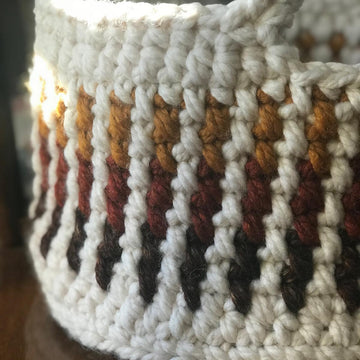 Fine Tooth Comb Crochet Basket