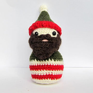 Santa, Mrs Claus and Christmas Elf Amigurumi